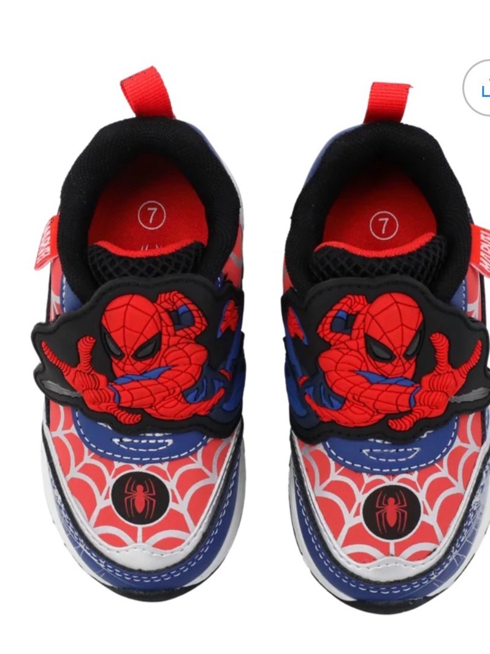 Marvel Spider-Man Red and Blue Kids Light-Up Sneakers